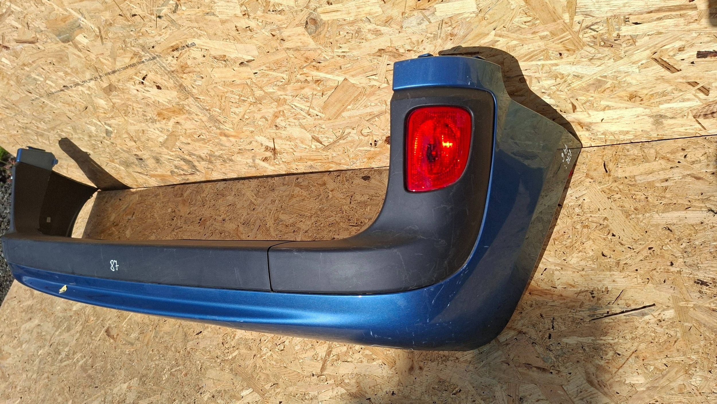 bumper rear part 8200436723 RENAULT KANGOO II CITAN and complete without PDC 07-2021
