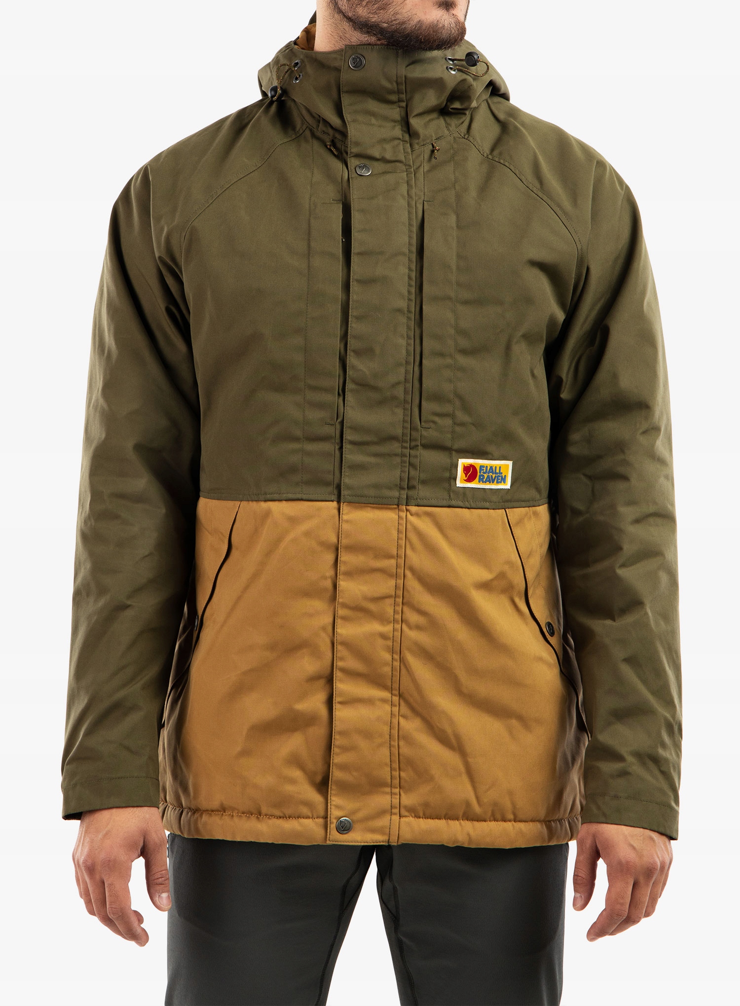 Zateplená bunda Fjallraven Vardag Lite Padded Jacket zelená/brown XL