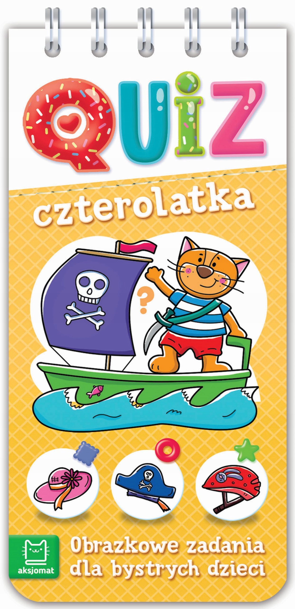 

Quiz czterolatka. Obrazkowe zadania dla bystrych..