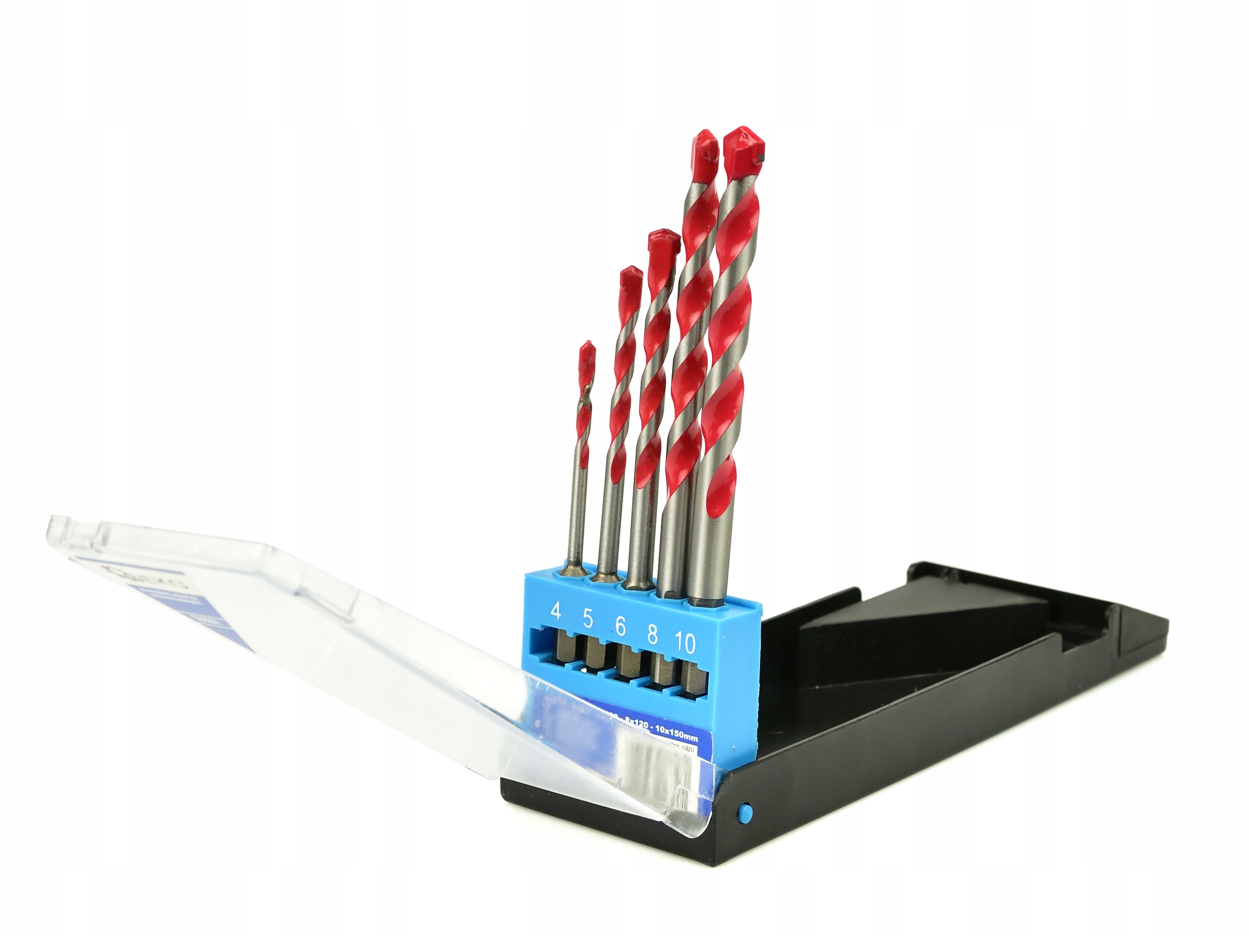 

Wiertła Uniwersalne 4-10mm Hex Zestaw 5szt