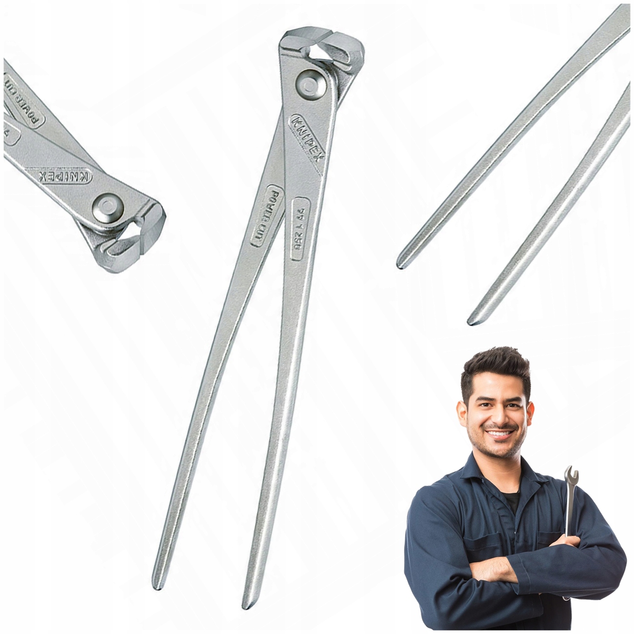 Kleště armovací kleště, 300 mm, se zvýšeným převodem, Knipex