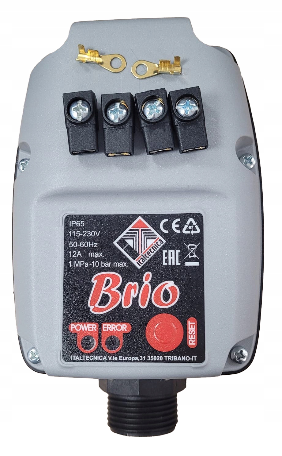 Sterownik pompy Brio New Italtecnica zabezpieczenie przed suchobiegiem