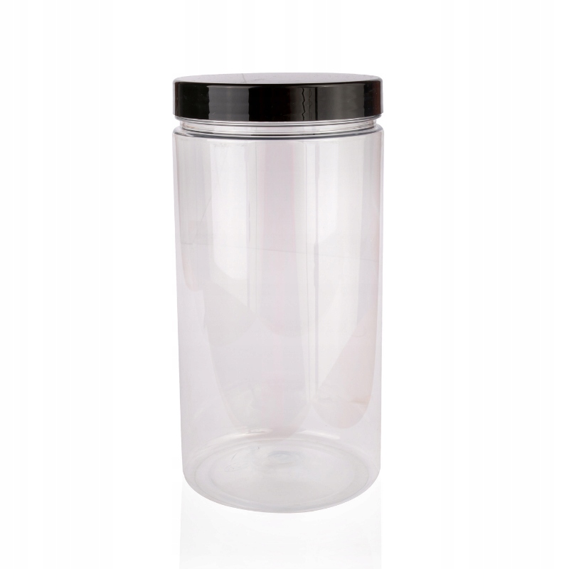 

Pudełko plastikowe Pet 1500ml z nakrętką czarną Pp