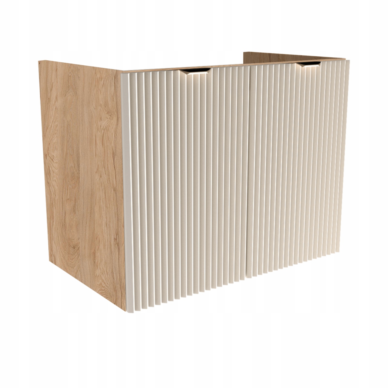 Skříňka pod umyvadlo 2 dveře Kašmír/Ořech 80 cm, bez desky Willy