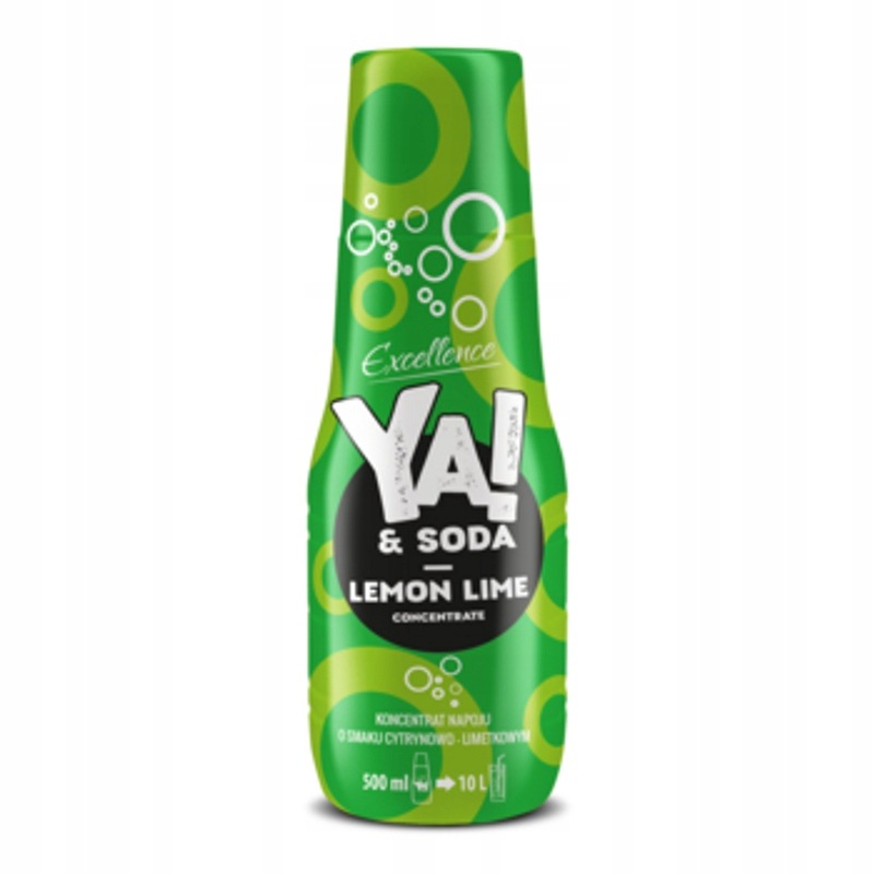 Ya!&soda Koncentrat napoju o smaku cytrynowo-limetkowym.