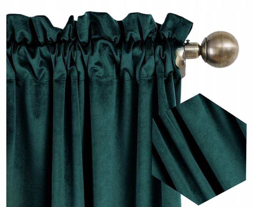 

Gotowa Zasłona Welurowa 140X250 Welur Velvet