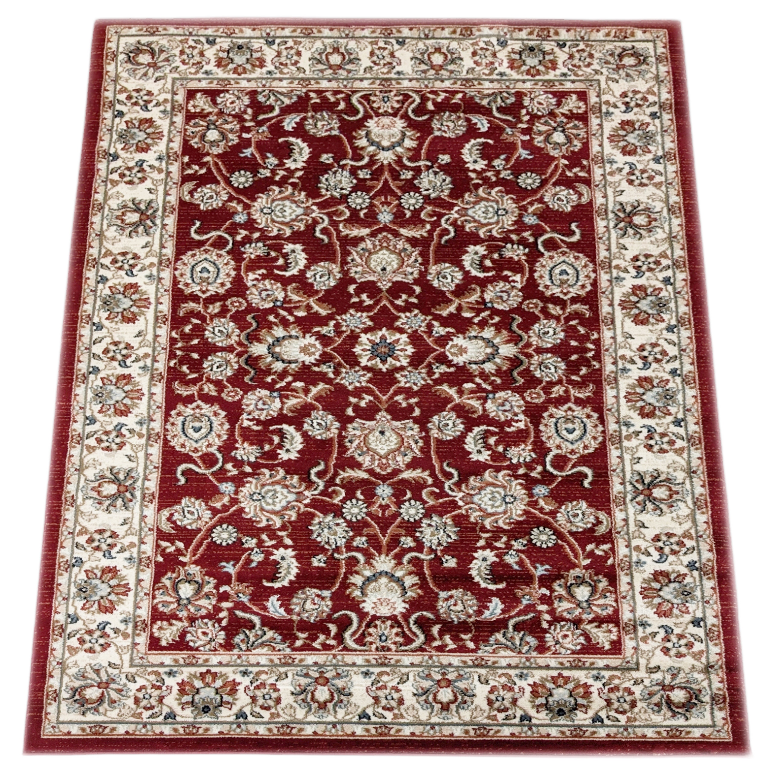 Dywan Stylowy Do Salonu Sypialni Perski wzór Bordo Red 1,4x2,0 m