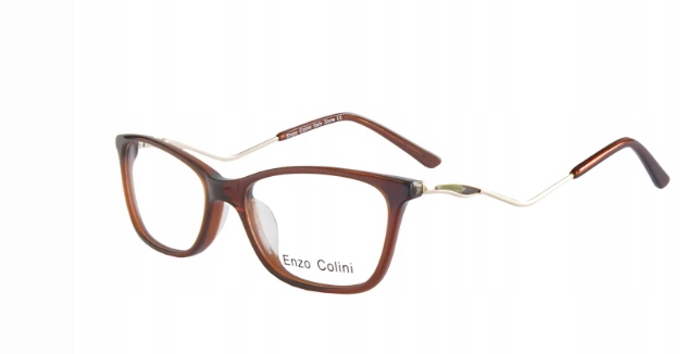 Oprawki okulary Enzo Colini P802C1 51/16 145 brązowe