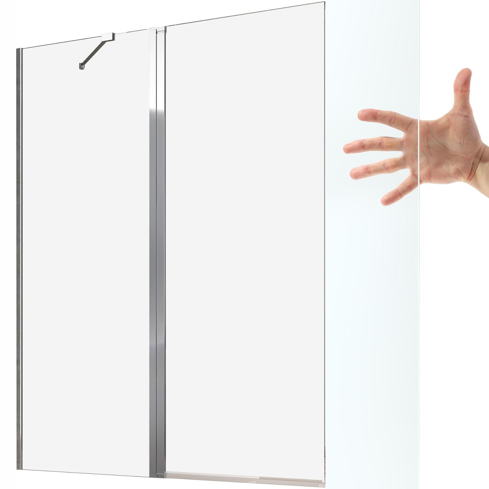 Parawan nawannowy prysznic Nes Pnd II 120 L czyste