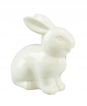 Zając zajączek królik biały H13 DEcodomi