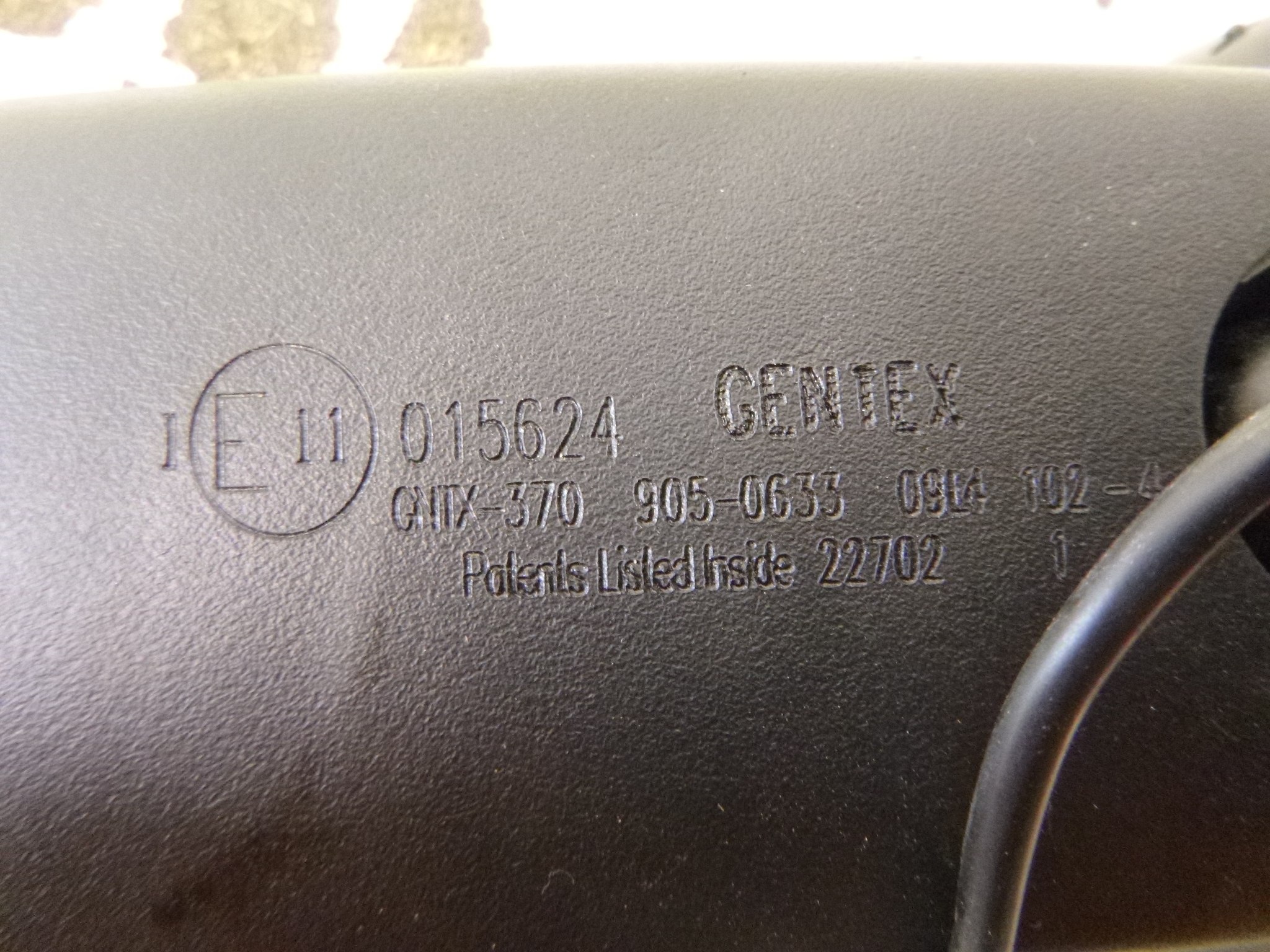 mirror inner Fotochrom Peugeot 407 sensor rain Valeo 9652490380