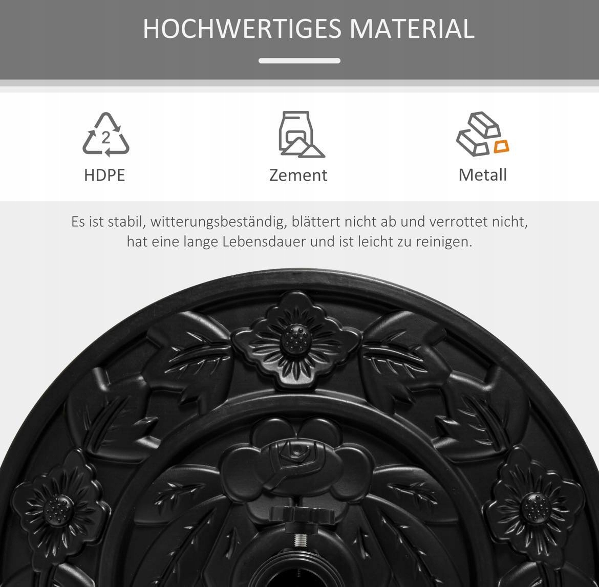 Podstawa do parasola Średnica 50 cm