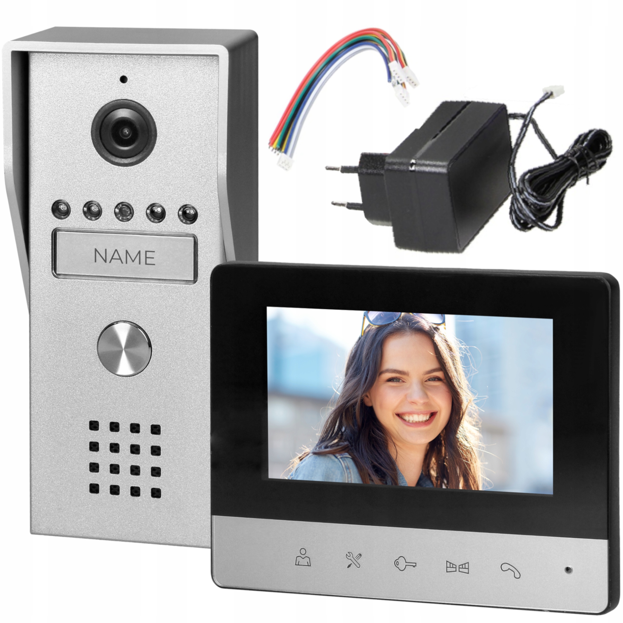 

Wideodomofon Orno Videodomofon Furtka Brama 4,3"