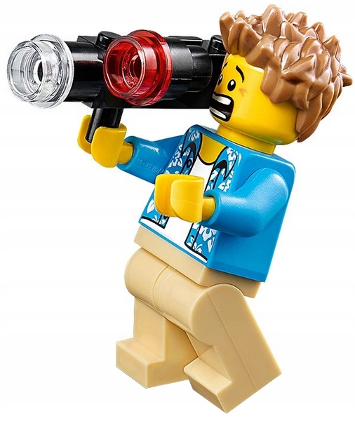 

Lego City Figurka Kamerzysta Dziennikarz Kamera Tv