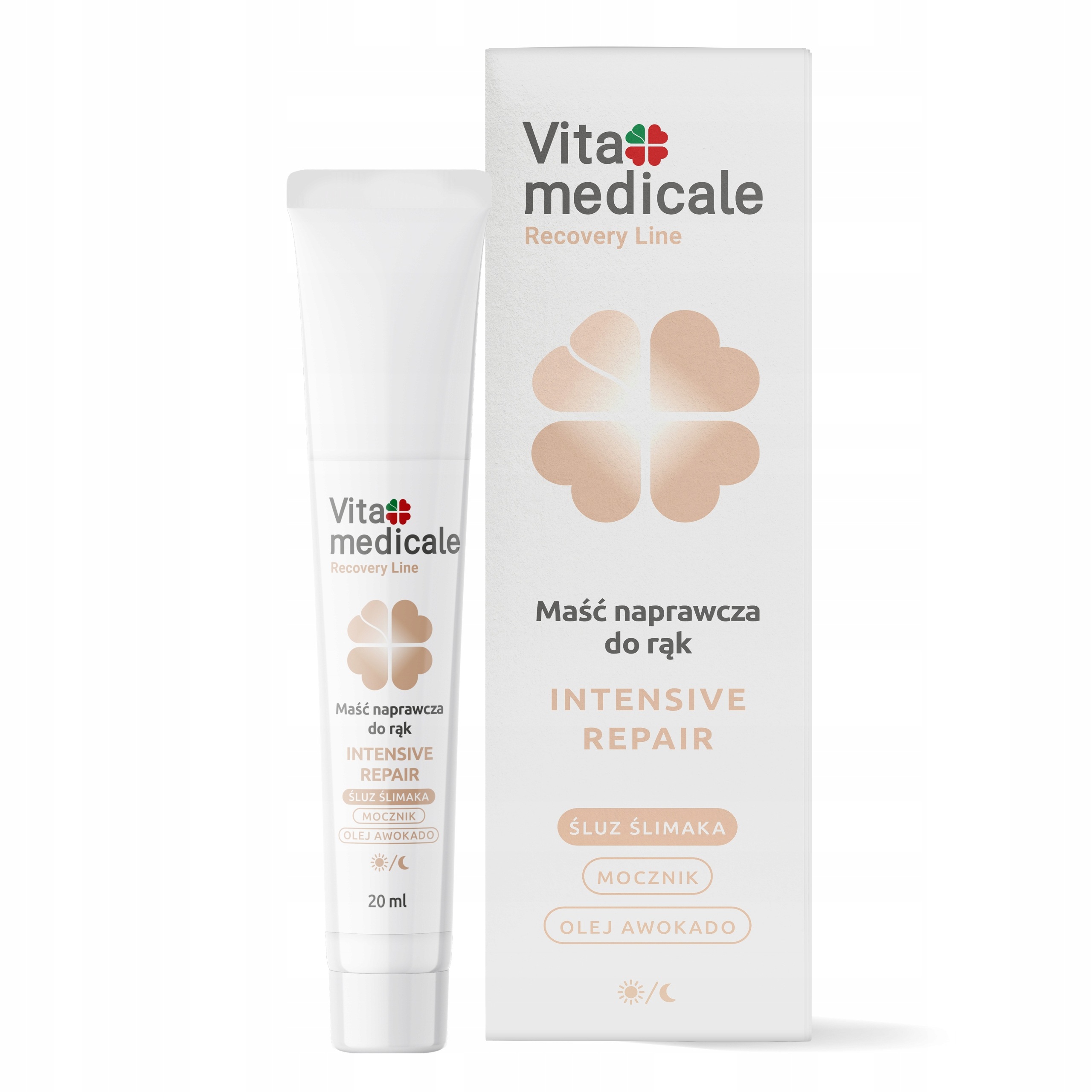 Opravná mast na ruce, močovina, hlemýždí sliz, velmi suchá pokožka, 20 ml