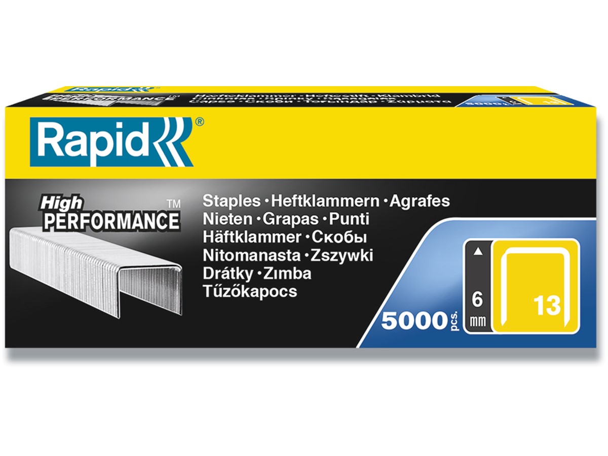 RAPID Zszywki tapicerskie Typ13 6 mm 5000 szt