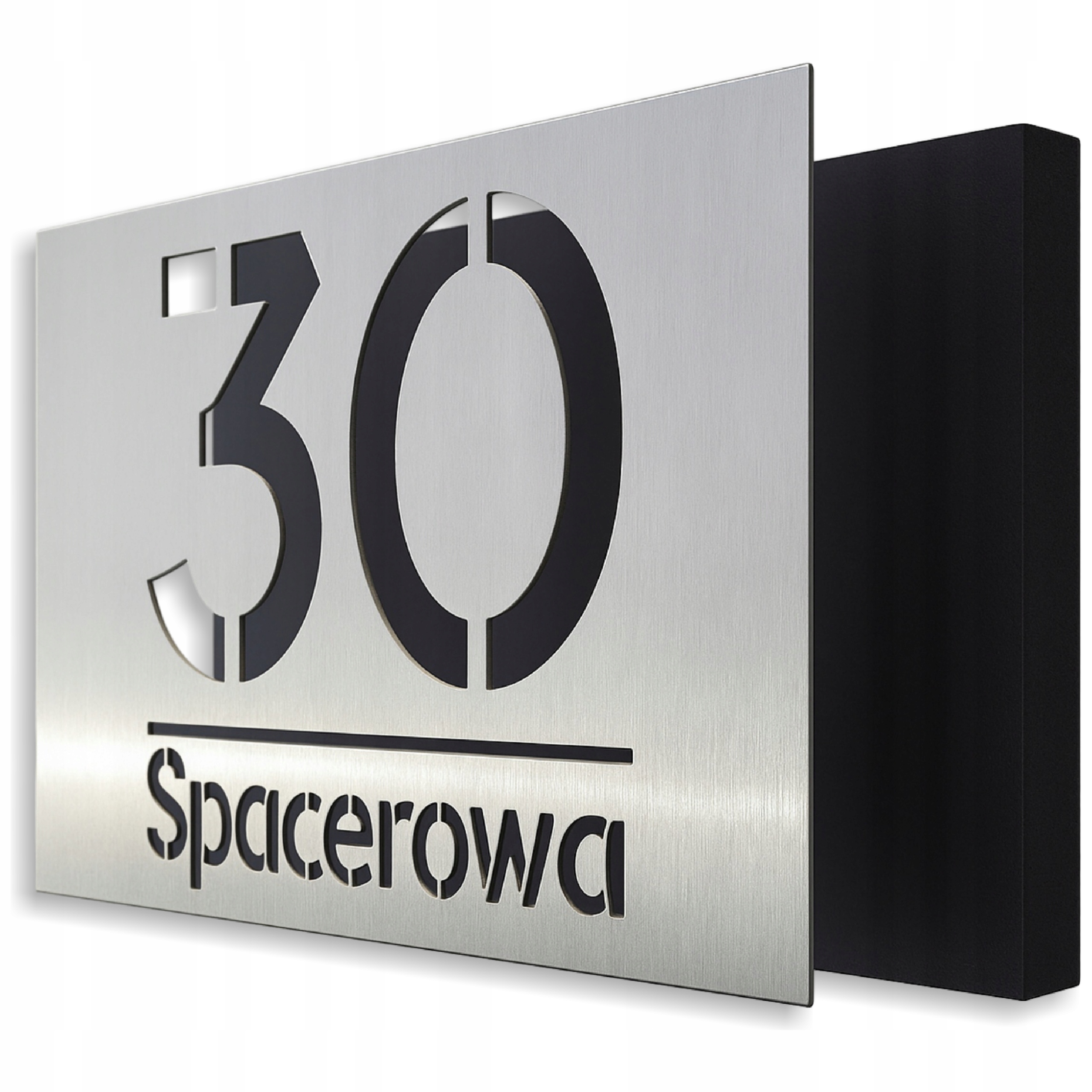 Tabulka s číslem domu Adresová ocelová 20x32 cm Číslo domu Ulice Cnc