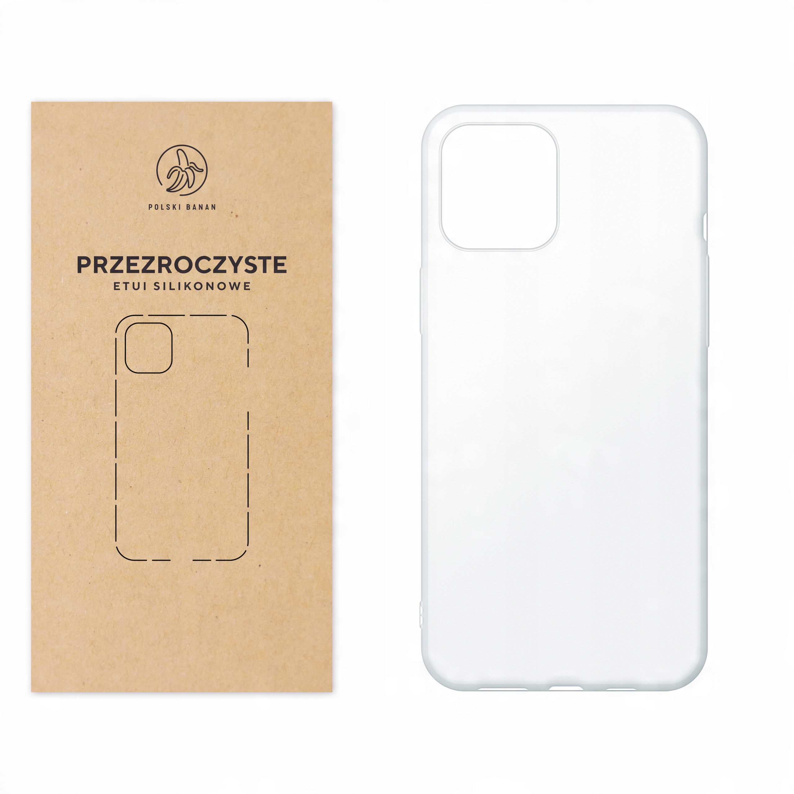 

Etui silikonowe Polski Banan do iPhone 12 Pro Max