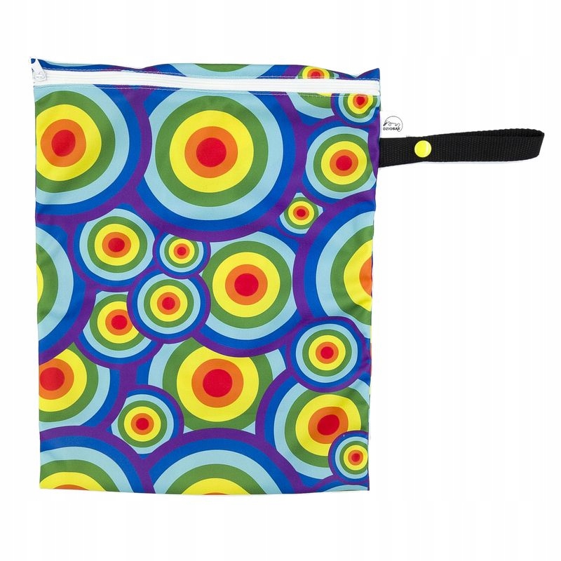 Worek PUL, średni, 27x34 cm, Rainbow knight, Dziobak