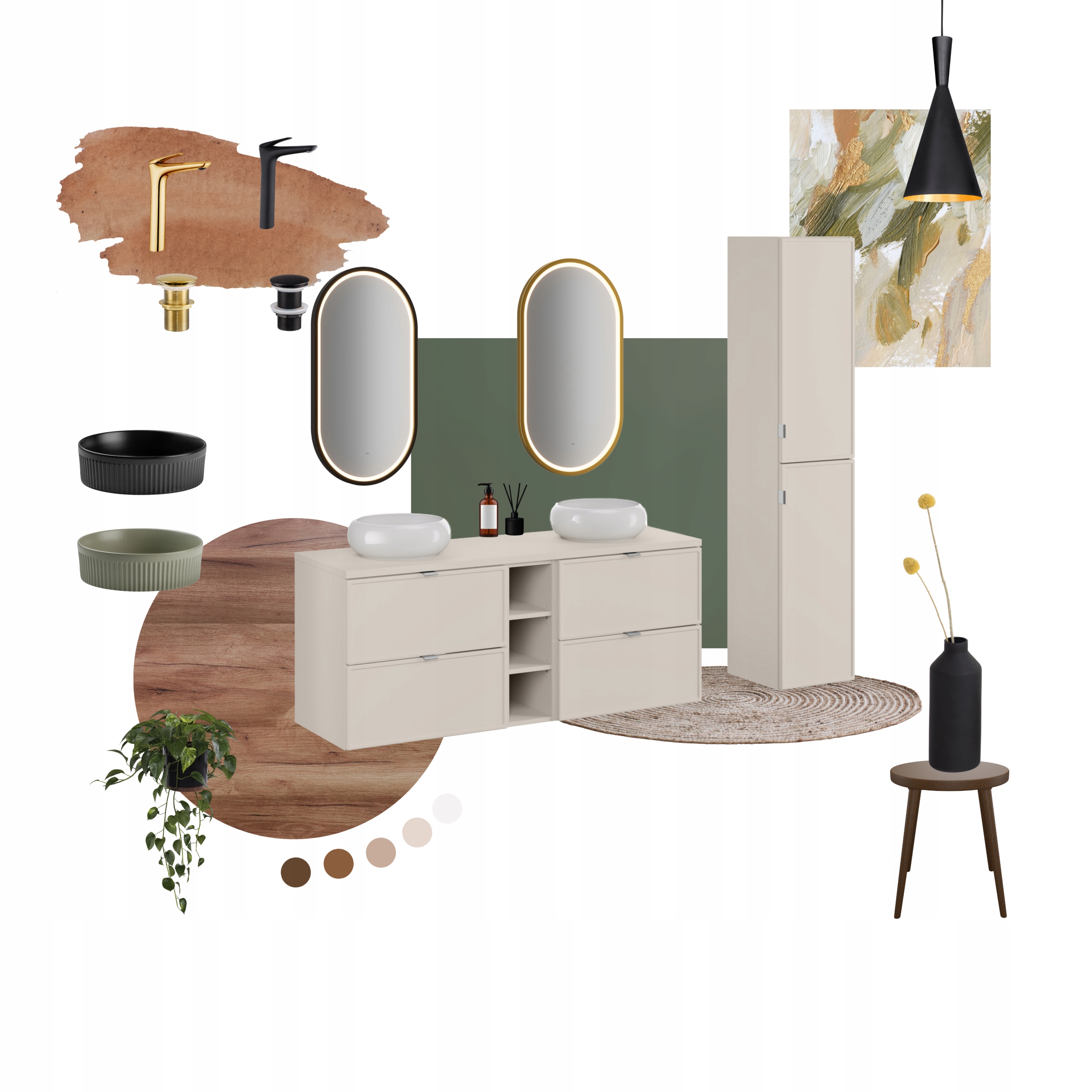 Nábytková sada 120 cm s deskou