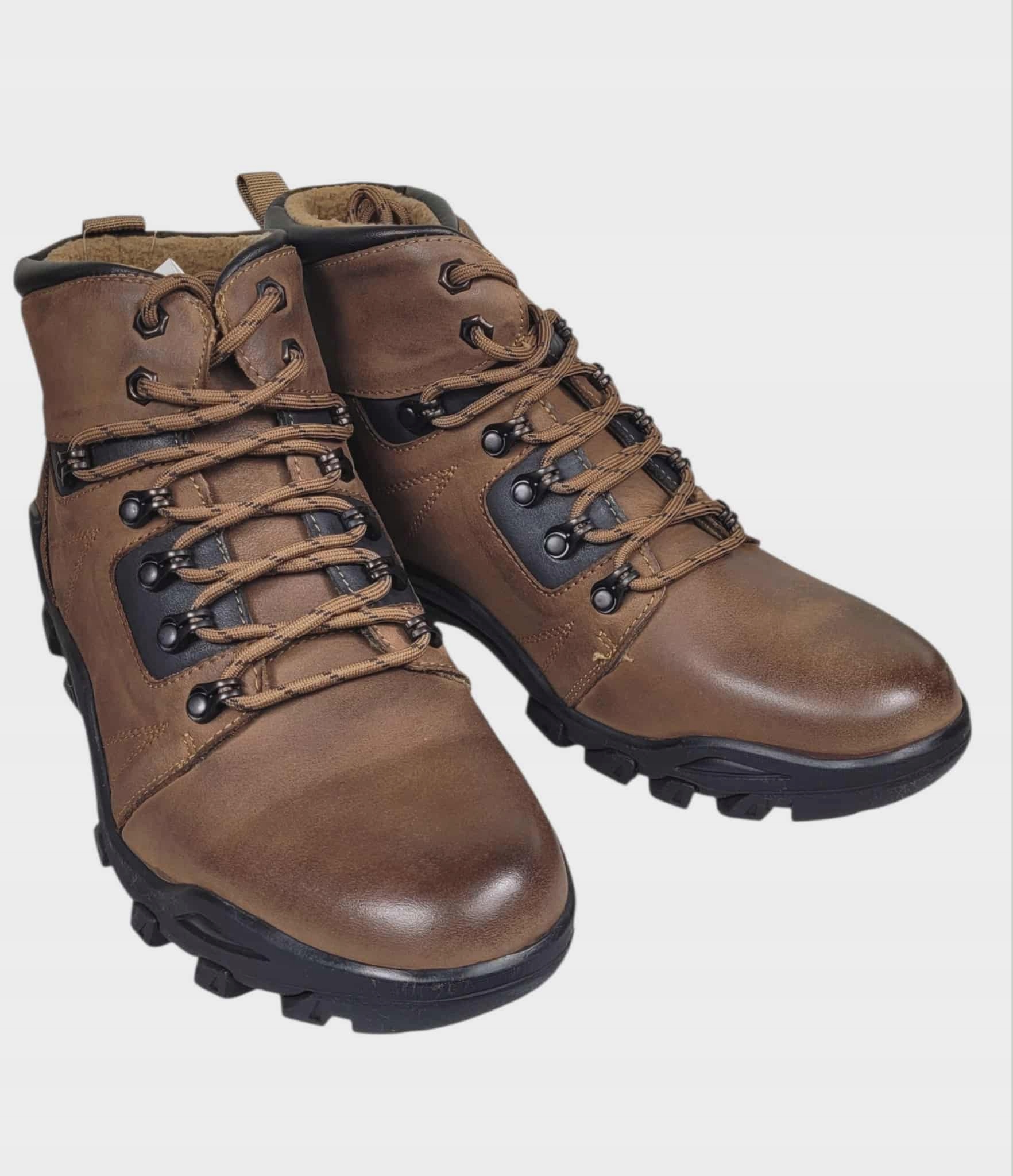 T.sokolski zateplené zimní boty Shi Z25-14 hnědé vel. 40