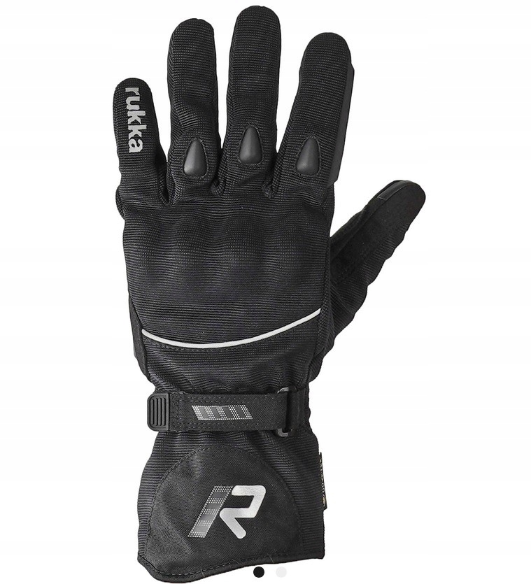 Rukavice Rukka Virium 2.0 Black White veľ.10