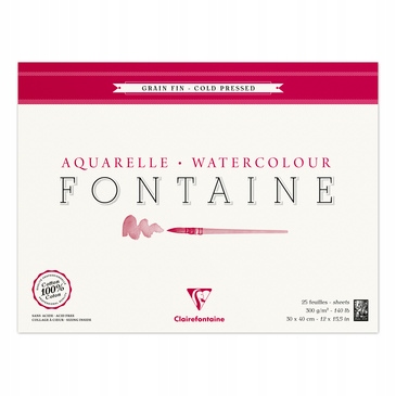 Akvarelový Blok Fontaine Grain Fin 300 g 30 x 40 cm 25 listů