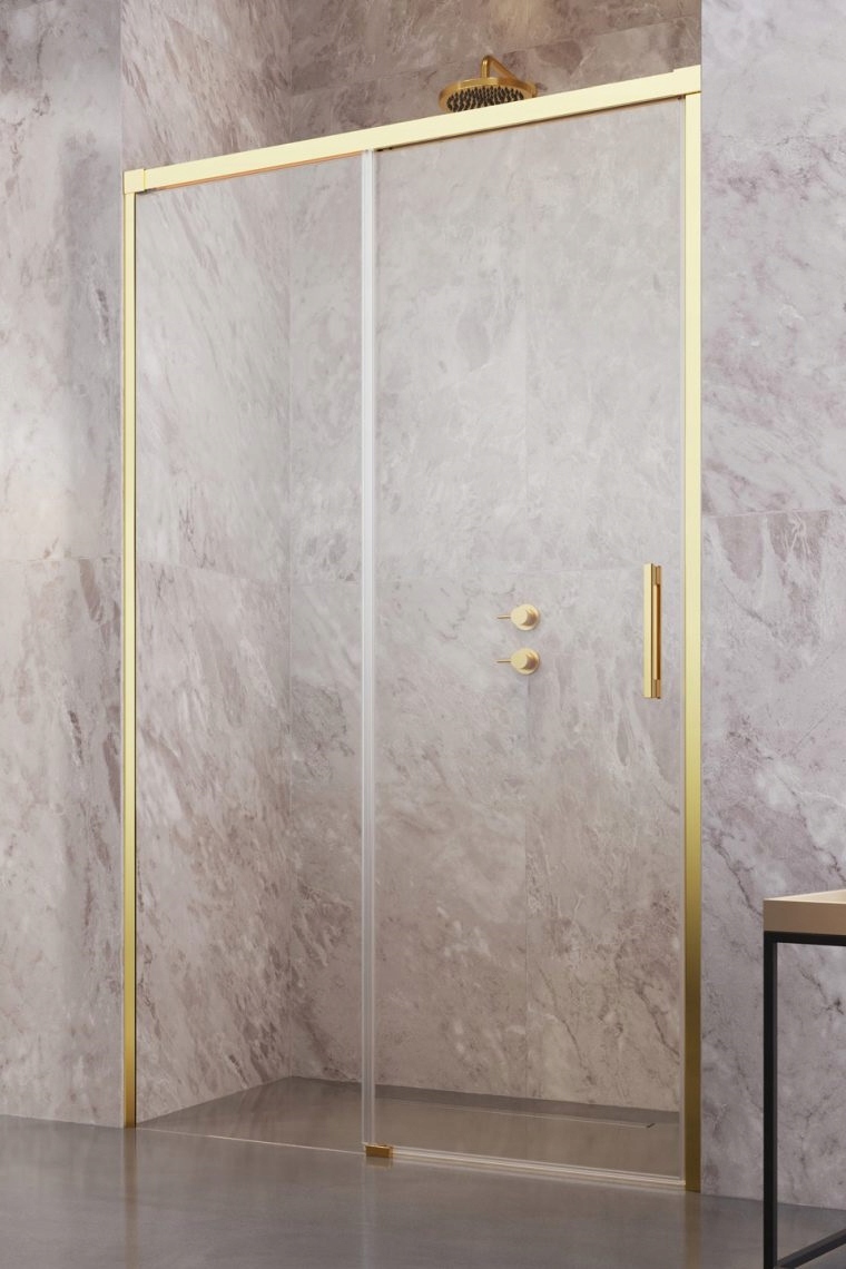 Drzwi złote RADAWAY Idea Gold DWJ 120x200,5 LEWE Mocowanie lewe