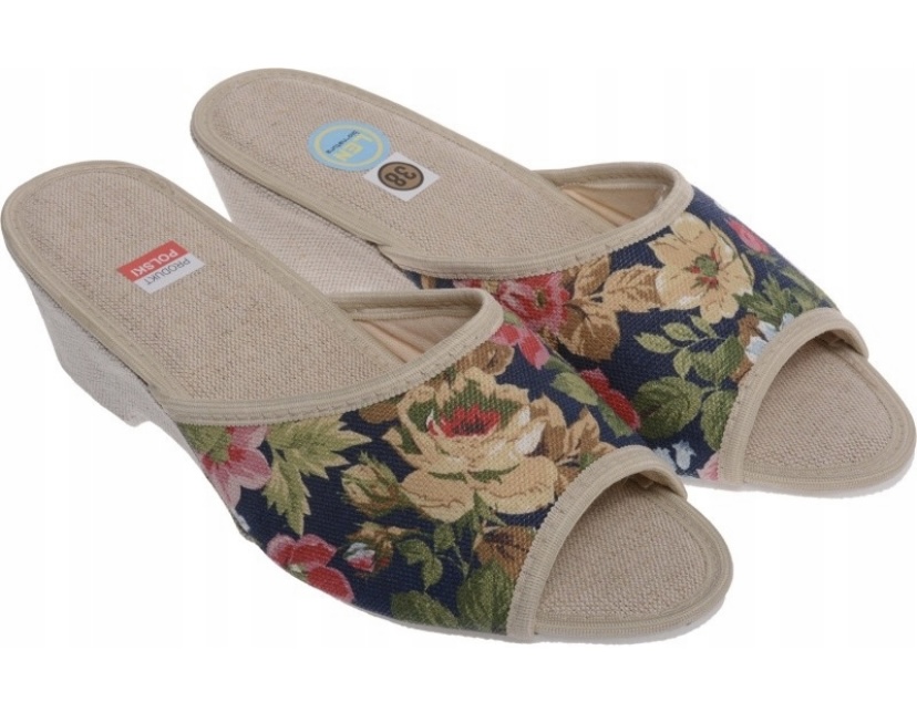 KAPCIE PANTOFLE LEN KOTURN POLSKI PRODUCENT 41