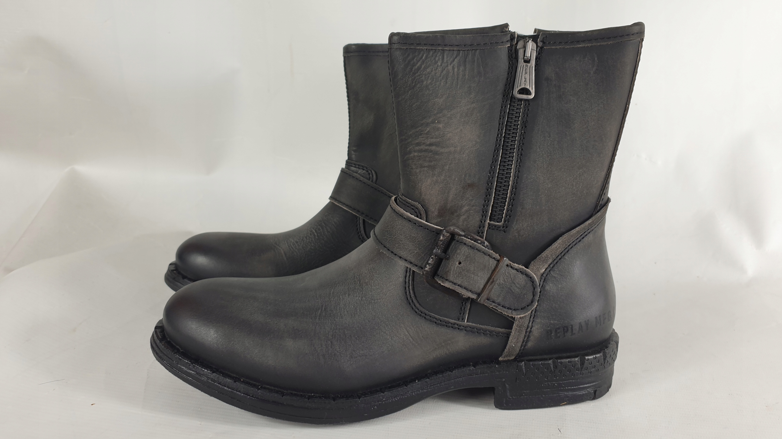 Kotníkové Boty replay kožené Velikost 40