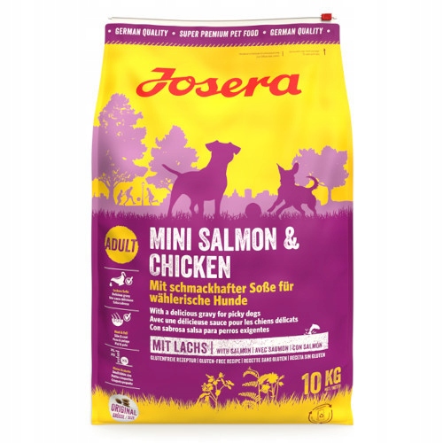 Karma Sucha dla Psów Josera Mini z Kurczakiem i Łososiem 10kg