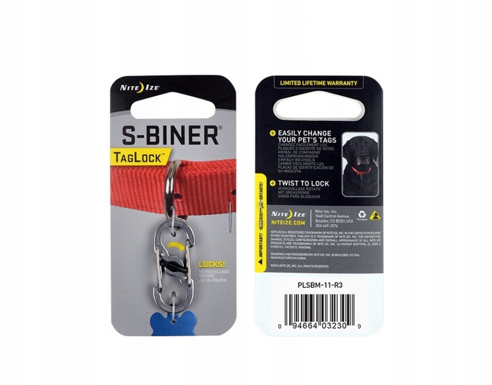 

Karabińczyk Nite Ize S-Biner TagLock 2 Steel