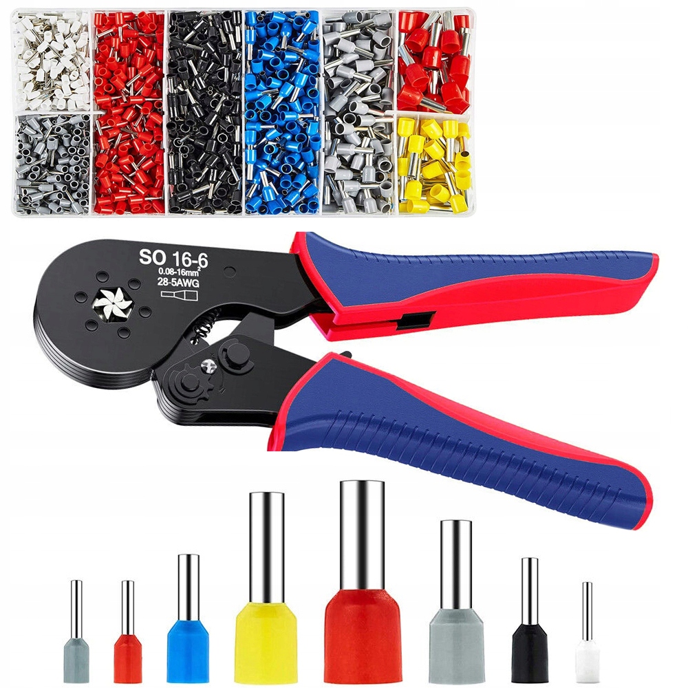 0,08 mm² 16 mm² Pražské Pouzdro Kabelů Konektorů Pouzdra Kabelů +1200 ks