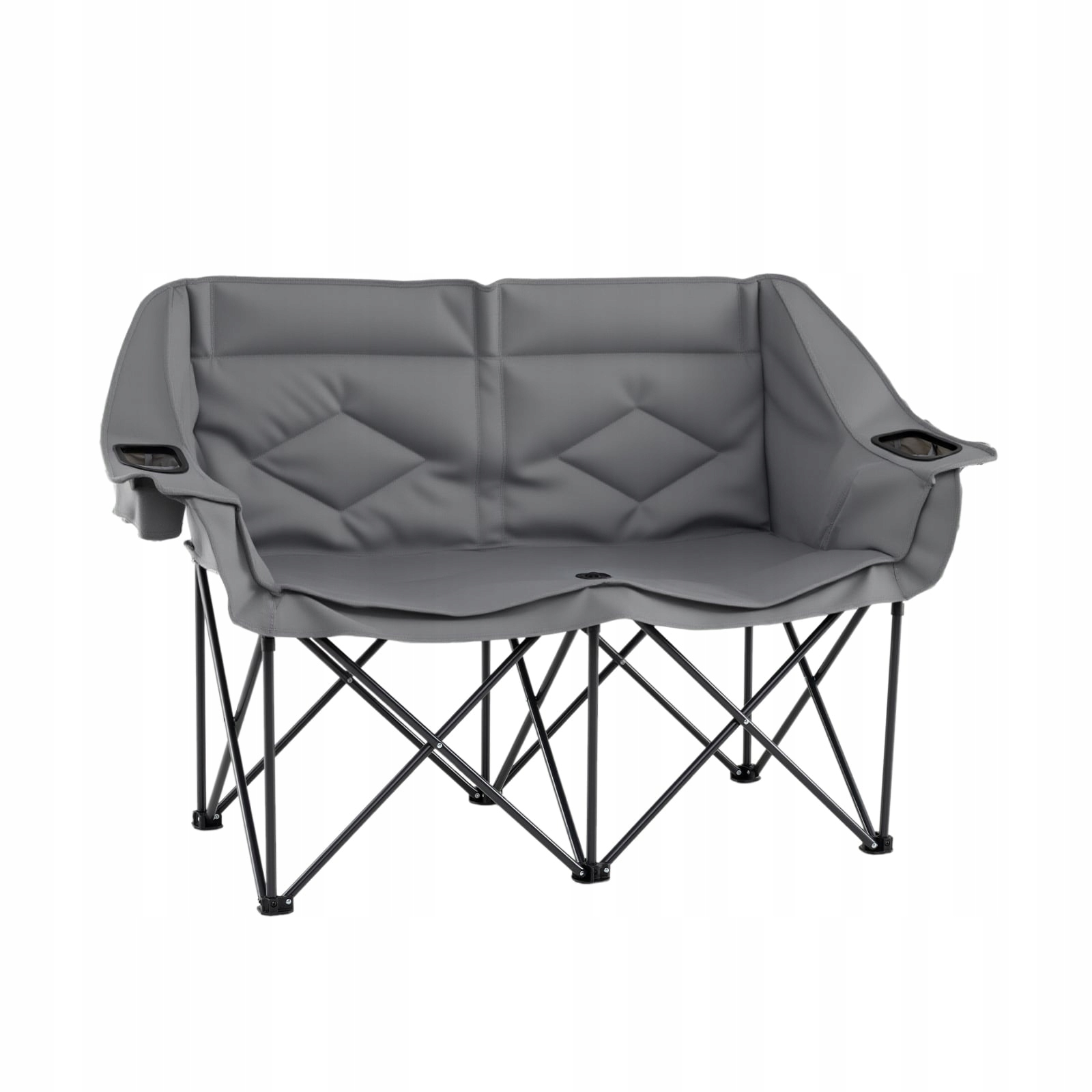 Turistická skládací pohovka s opěradlem Costway NP13269GR, šedá