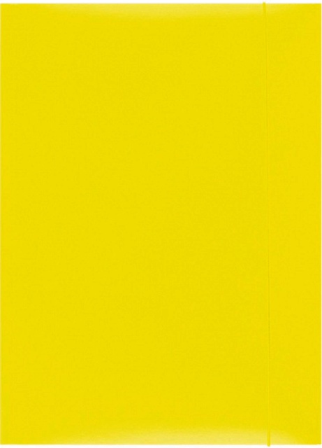 

Teczka z gumką A4 kartonowa 3 skrzydła Żółta