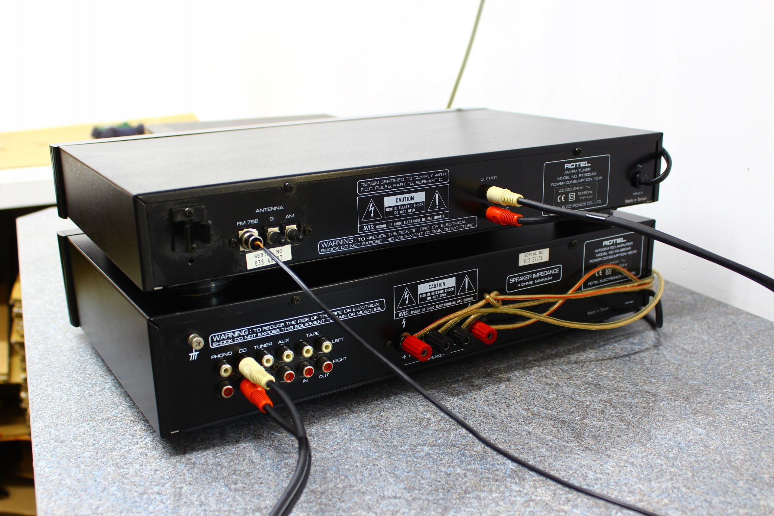 Wzmacniacz Rotel RA-920AX Wysokość produktu 9.2 cm