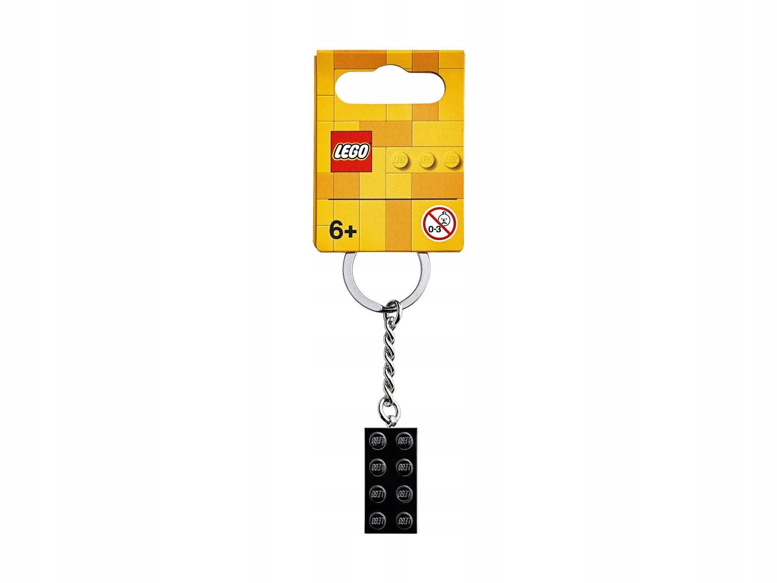 Lego 853992 Breloczek Z Czarnym Metalowym Klockiem 2x4