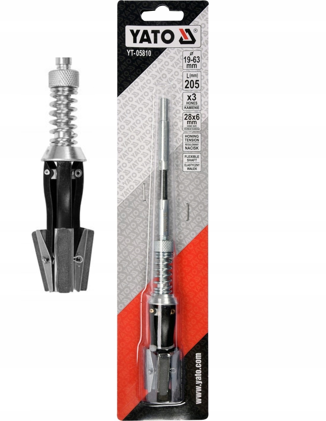 HONOWNICA DO CYLINDRÓW 19-63MM