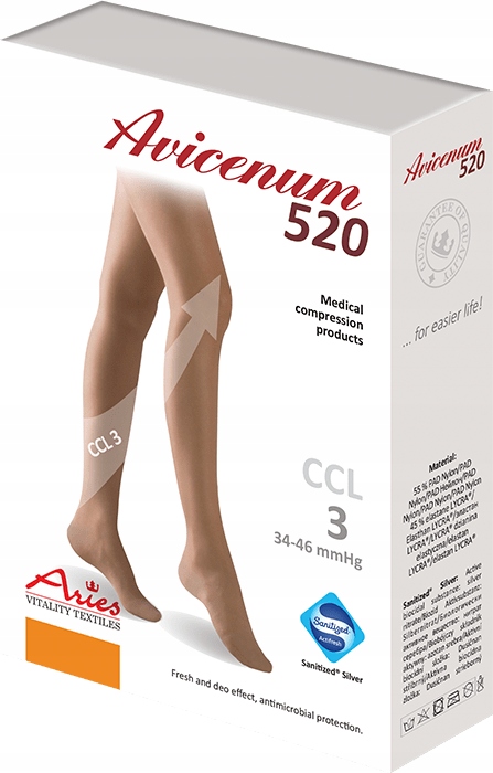 Aries protikřečové punčochy 520 Den