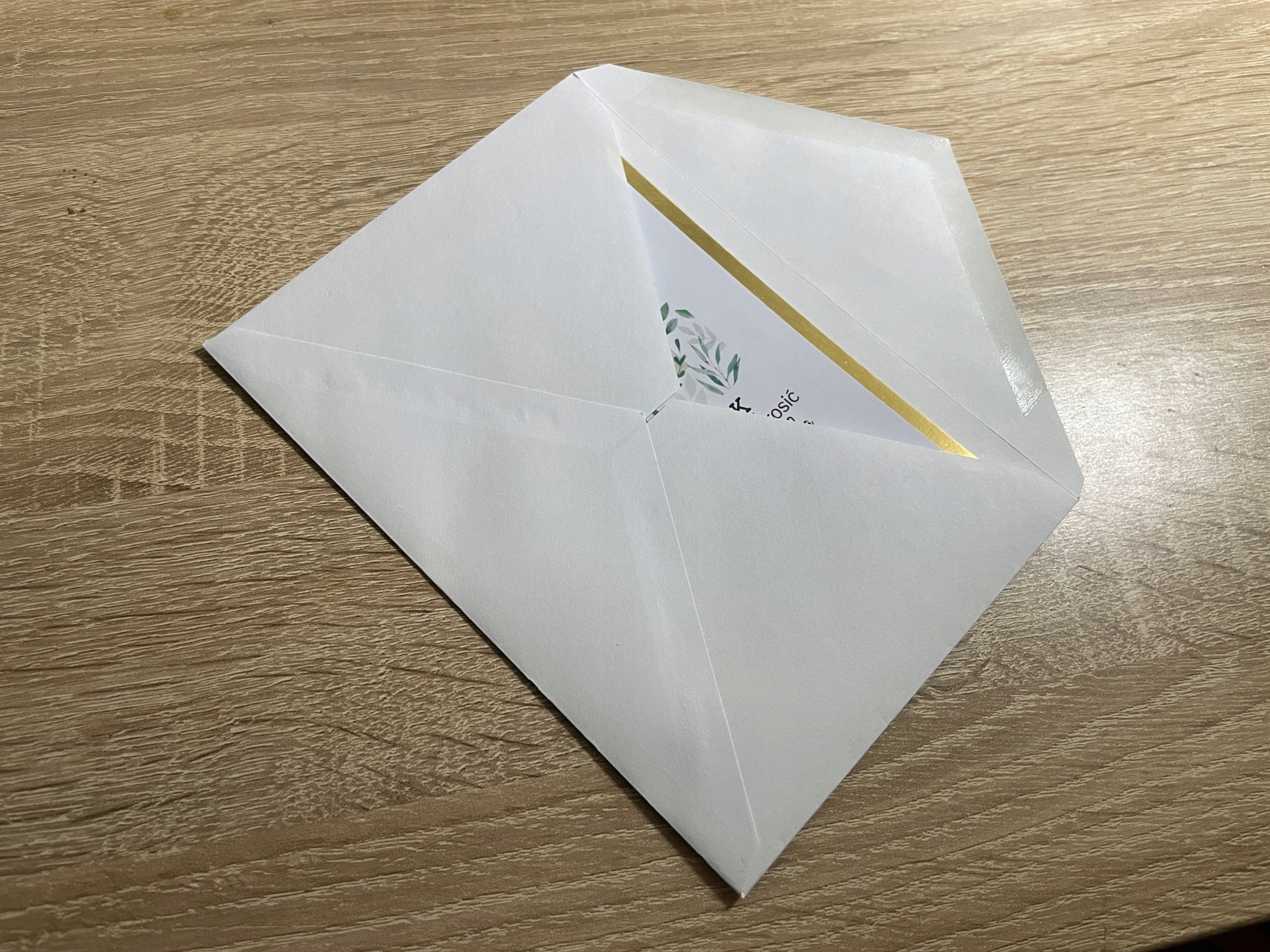 ZAPROSZENIA NA ŚLUB WESELE ZŁOTE Z GOŚCMI Kod producenta 7676123123122