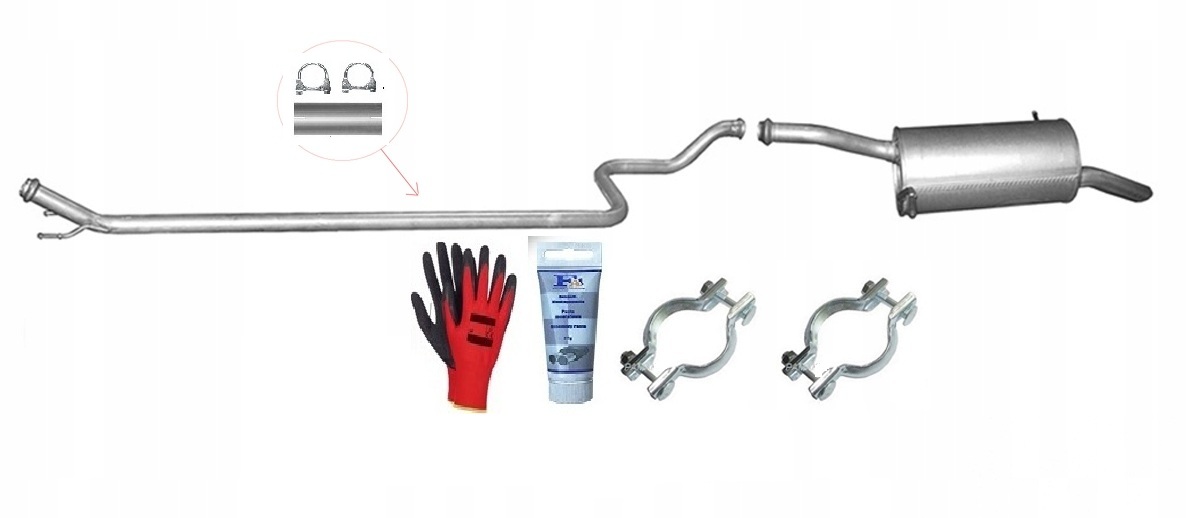 Citroen Berlingo II 1.6 HDi 55-66 kW (2008-2010) Trubka Tlumič bonus