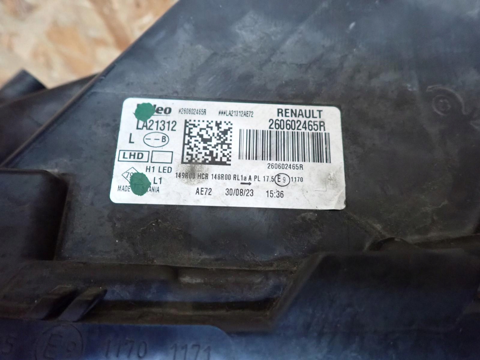 light left REFLEKTOR left LED DACIA DUSTER 2 II HM LIFT 21-24R 260602465R