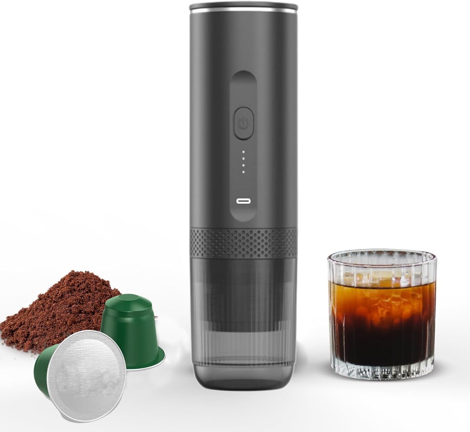 Przenośny elektryczny ekspres do kawy 7500mAh 20 Bar 100W EPS-2588