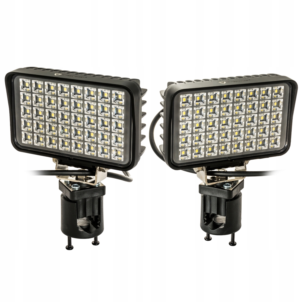 Led Lampa Do Traktoru 40W 2 kusy držáků John Dere Atlas Jcb Merlo