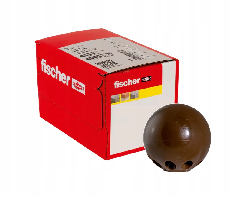 Fischer Dveřní doraz Ts 8 hnědý