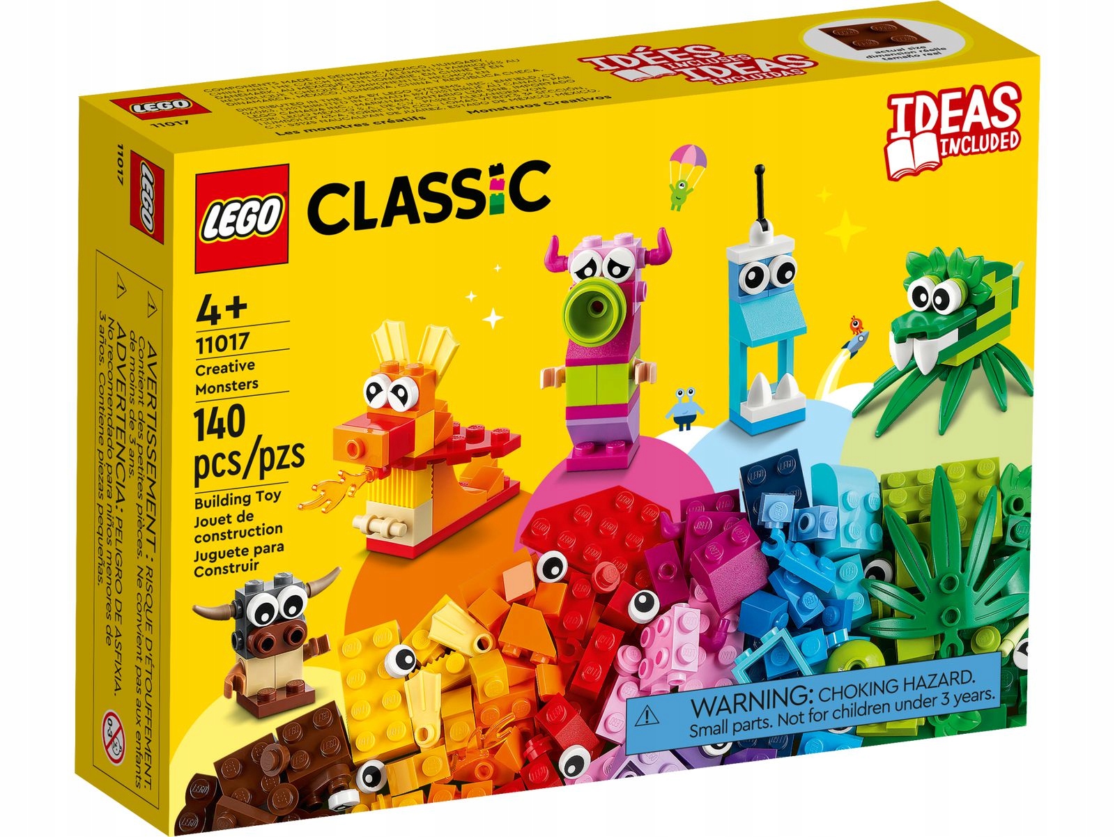 LEGO CLASSIC 11017 KREATYWNE POTWORY Marka LEGO