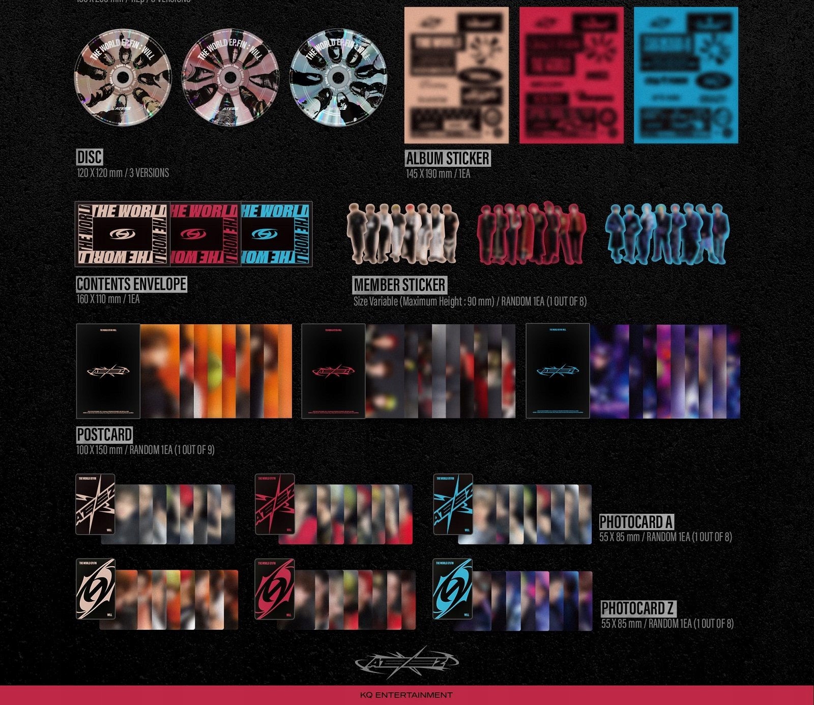 {{{ ATEEZ - THE WORLD EP.FIN: WILL - Z VER. Wytwórnia inna