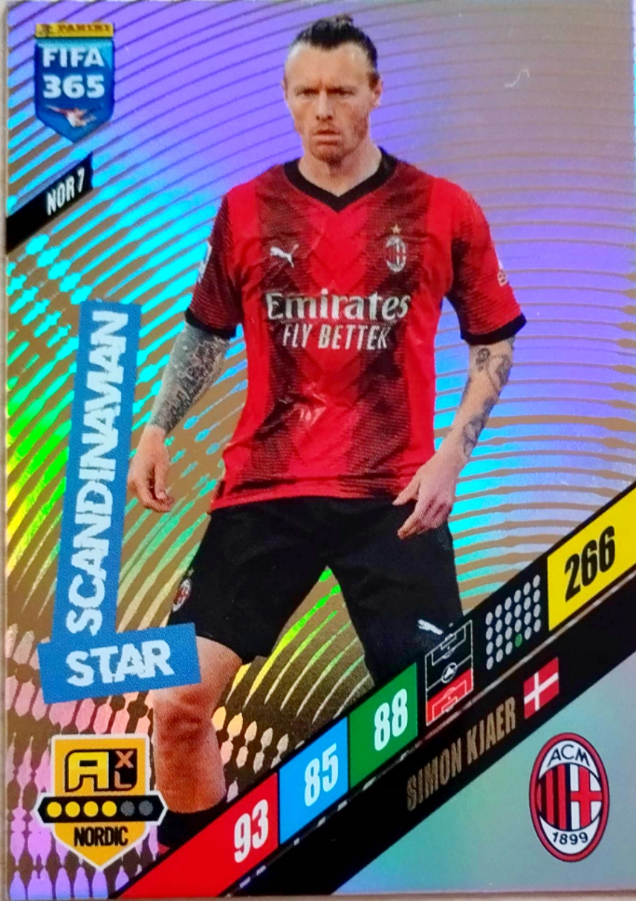 Fifa 365 2024 Nor 7 Nordic Scandinavian Star Simon Kjaer Milan