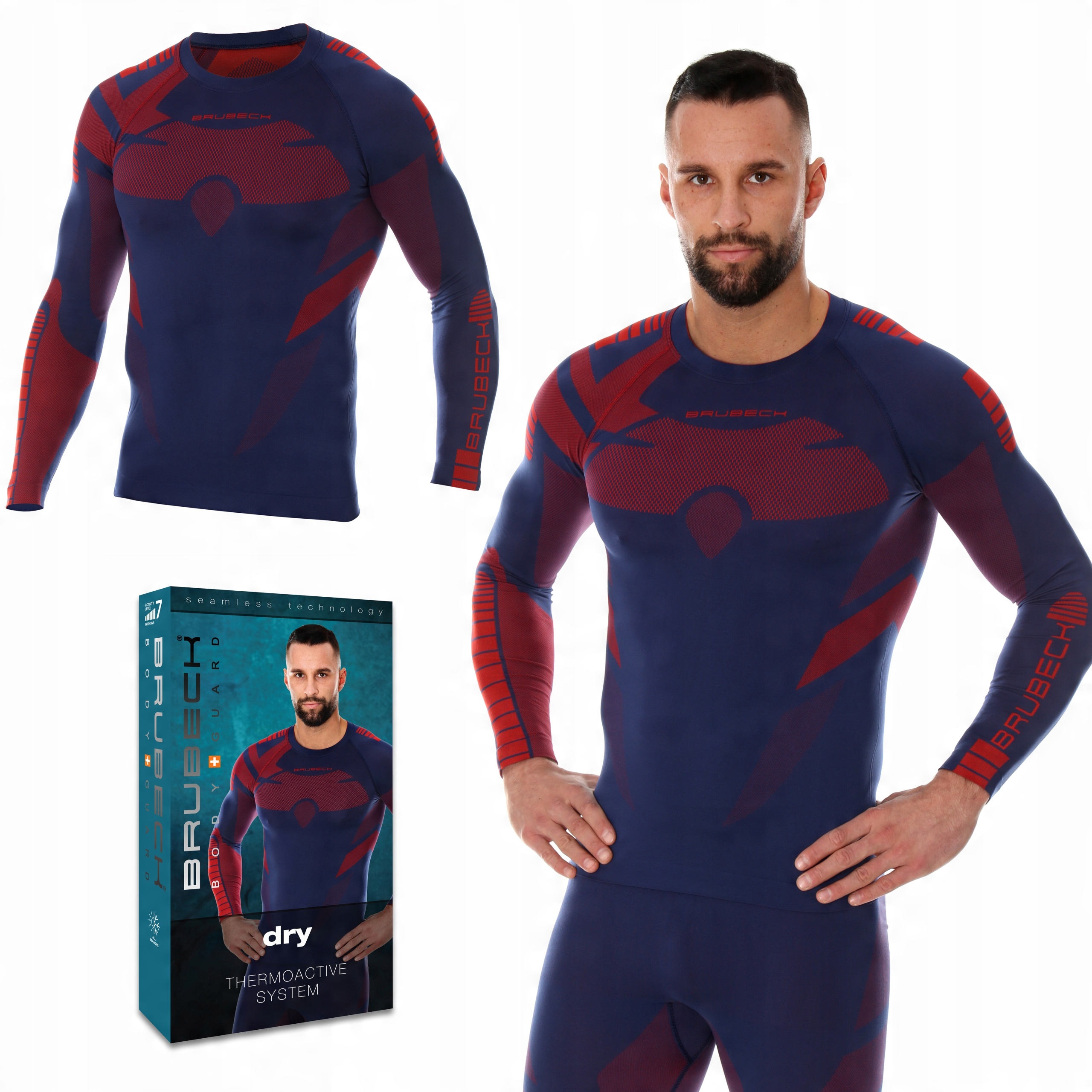 

Brubeck Dry LS13080 bluza Termoaktywna męska - XL