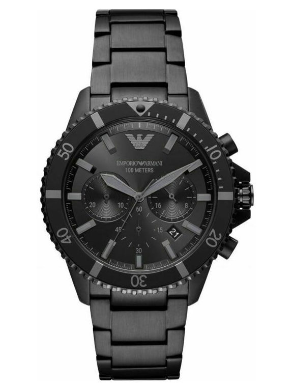 Pánské Hodinky Emporio Armani AR11363 Černé Datumovka 100 M Na Den Chlapců